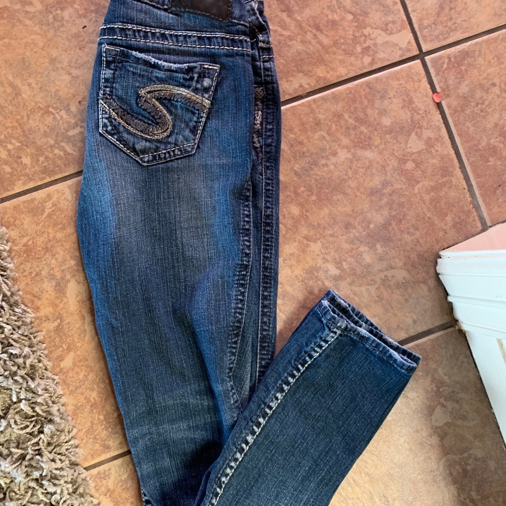Silver jeans